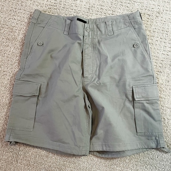 Express Structure Mens Cargo Short Sz 36W Gray Hiking Outdoor Pockets Travel - Picture 1 of 9